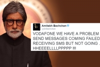 Amitabh bachchan faces network issue with vodafone
