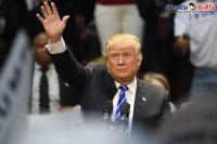 American presidential candidate donald trump over action