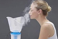 Inhaling hot water with steam tablets gets relirf from coronavirus