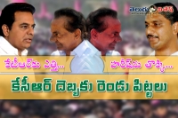 Telangana cm kcr expose his son ktr by impose harish rao