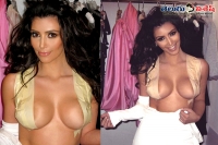 Kim kardashian reveals the secret to her gravity defying cleavage