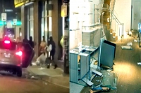 Mass looting in chicago shots fired over 100 arrested