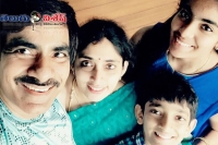 Ravi teja perfect family selfie