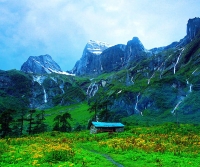 Dangerous beautiful place nearly impossible to reach in the world