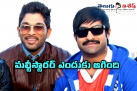 Ntr allu arjun no for multistarrer movie