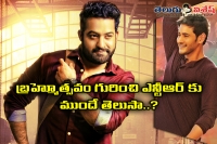 Ntr know about brahmostava