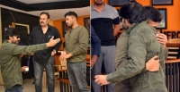 Allu arjun becomes emotional seeing pawan kalyan