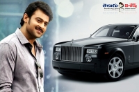 Prabhas happy with rolls royce car