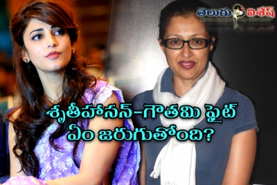 కమల్ సినిమాలో శృతి-గౌతమి చిచ్చు?