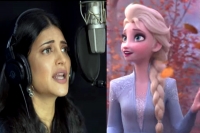 Shruti dubbed for elsa s character