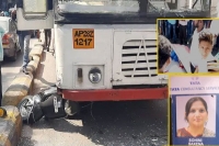 Techie crushed to death by tsrtc bus angry mob thrashes driver