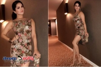 Sunny leone gorgeous look in a sequined rocky star dress