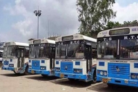 Tsrtc resumes mofussil bus services to sub urban limits of ghmc