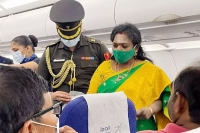 Telangana governor tamilisai soundararajan treats sick passenger midair