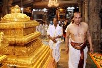 Telugu states governor narasimhan told that thhirula venkateshwara swamy will settle all problems soon