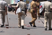 Villagers attacked on police