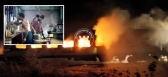 Pantry car of dibrugarh rajdhani express catches fire