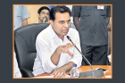 Telangana minister ktr fire cm chandrababu