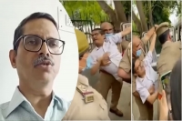 Senior ips officer shouts screams as police push him into jeep