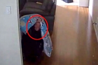 Burglar ransacks house while hiding under a child s duvet