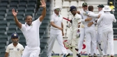 1st test india all out for 280 in first innings