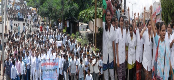 సమైక్యాంద్ర సెగలు - సమ్మె కూత