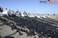 The sea of 96million plastic balls that la hopes will save it from drought