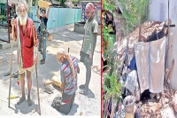 Kamaraju the begger gives devotees a shed at temple