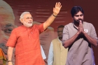 Pawan kalyan participating in modi public meeting