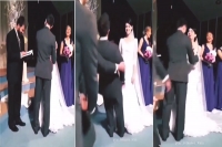 Viral video groom faints after kissing his bride on wedding day