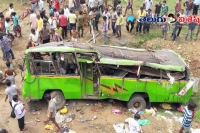 Bus falls off bridge in odisha at least 21 killed