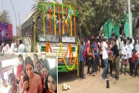 Sa re ga ma pa contestant dasari parvathi brings bus service to her home town