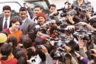 Priyanka bare foot pada yatra in rae bareli