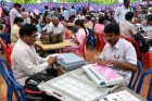 Evms out of order at many polling booths