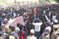 Chaitanya bharathi institute of technology students stage rally