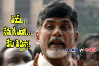 Chandrababu naidu threatens public at rally