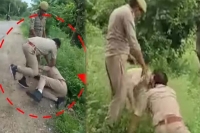 Police constable fights with home guard in up s jalaun suspended after video goes viral