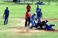 Cricket match turns violent