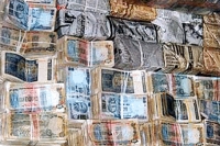 Currency notes in jawaharnagar dumping yard