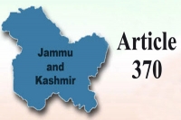 Reaffirming its commitment to abrogation of article 370 in jammu and kashmir