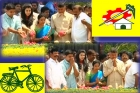 Ntr blessings sought by chandrababu