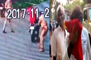 ITEMVIDEOS: ఖాకీకావరానికి పరాకాష్ట.. విస్తుగోలిపే భక్షకభటుని చేష్ట