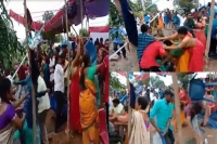 Two families fight during wedding function in kodad suryapet