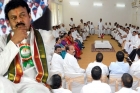 Congress ministers warns megastar chiranjeevi