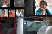 Sunitha krishnan car stoned in hyderabad