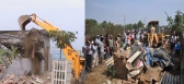 Illegal constructions demolished in manikonda