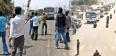 Telangana protest attacked to ys jagan buses