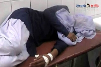 Young teen girl harassed by two men in bus jharkhand