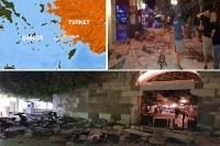 Turkey and greece hit by strong earthquake two dead and 200 injured