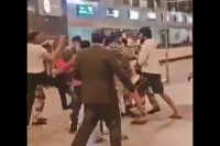 Vijay sethupathi attacked brutally by mystery man shocking video